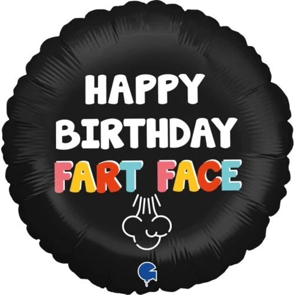 Balónik fóliový HB Fart Face 46 cm