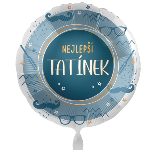 Balónik fóliový "Nejlepší tatínek" 43 cm