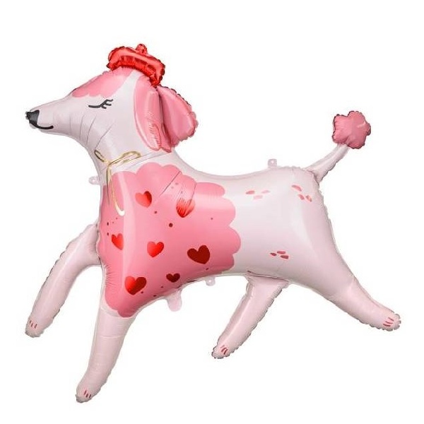 Balónik fóliový Pudel 105 x 100 cm