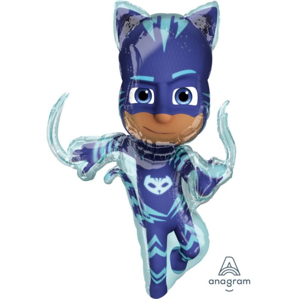 Balónik fóliový Pyžamasky (PJ Masks) Mačičák 58x96 cm