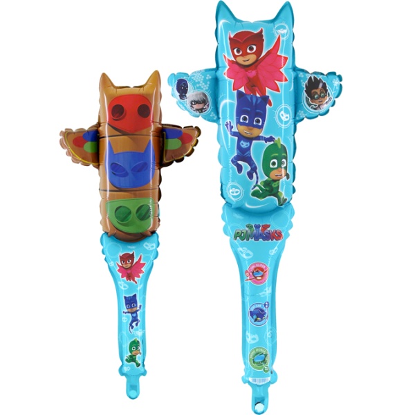 Balónik fóliový Shake Shake PJ Masks 64 cm