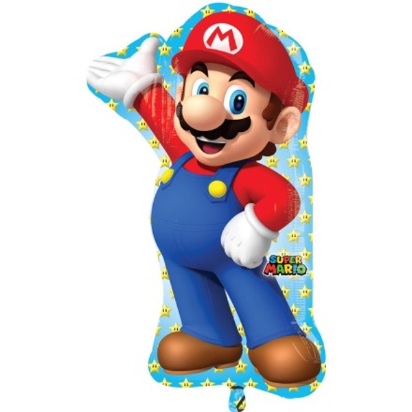 E-shop Balónik fóliový Super Mario 55 x 83 cm