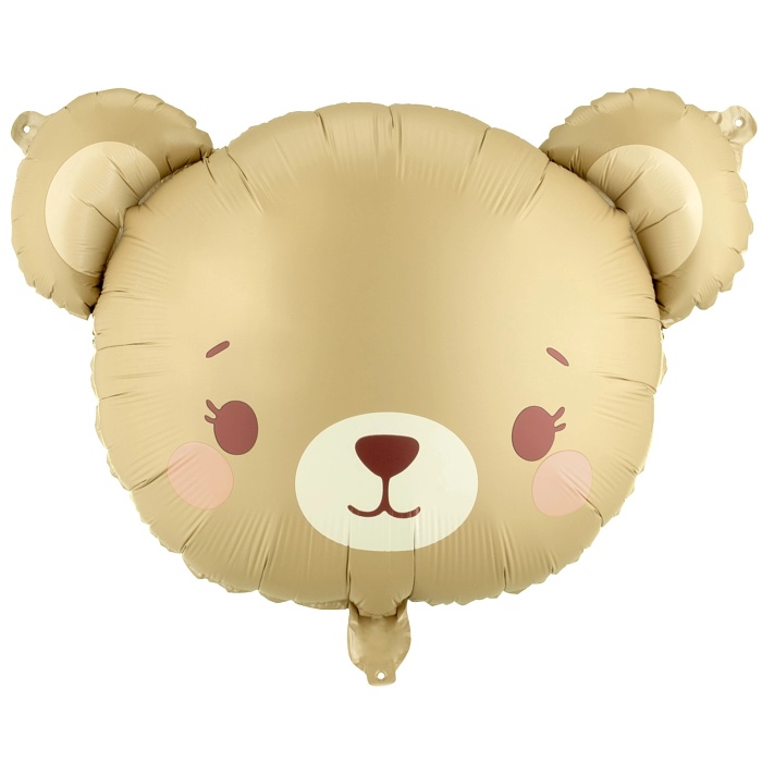 Balónek fóliový hlava medvídka 56x40 cm