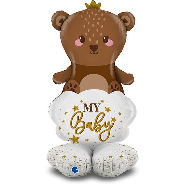 E-shop Balónik fóliový samostojný Medvedík My Baby 119 cm