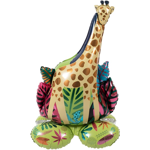 E-shop Balónik fóliový samostojný Žirafa 53 x 79 cm