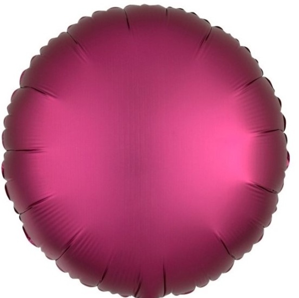 E-shop Balónik fóliový saténový kruh Granátové jablko 43 cm