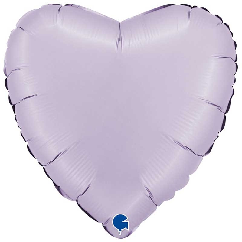 E-shop Balónek fóliový srdce saténové lila 45 cm