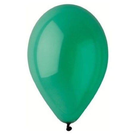 Balónek latexový crystal zelený 30 cm 1 ks