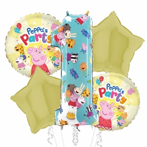 Peppa Pig balónová kytica číslo 1