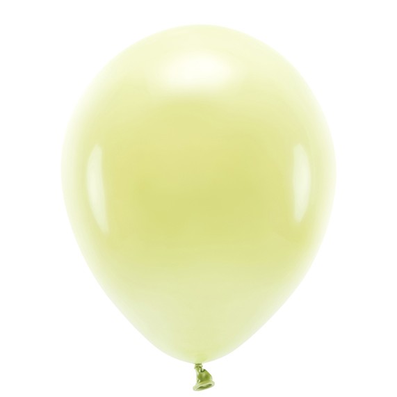 Balnky Eco 30 cm pastelov, svtle lut (1 bal. / 10 ks)