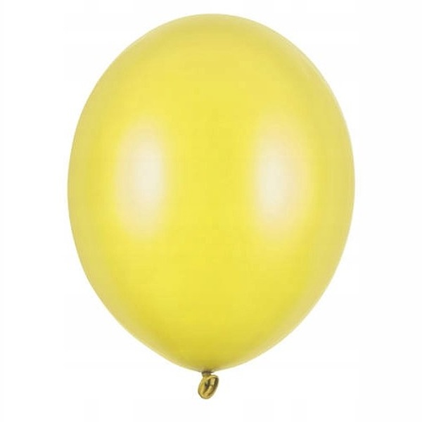 Balnky Strong 27cm, Metalick Citronov barva (1 bal. / 50 ks)