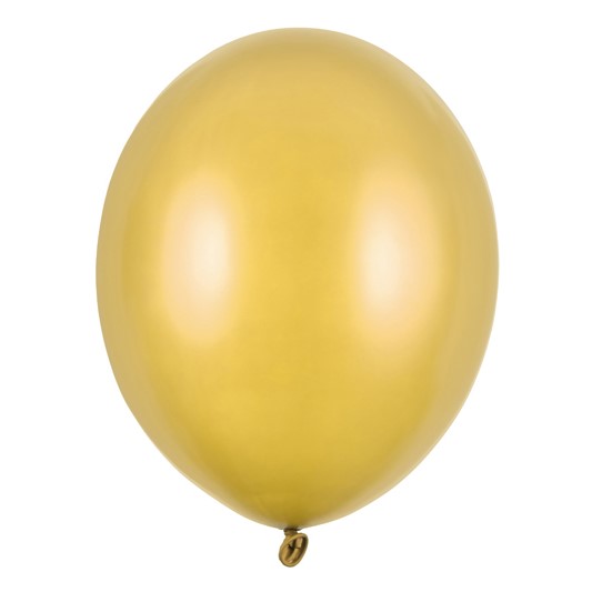 Balnky Strong 30 cm, Metalick zlat (1 bal. / 50 ks)