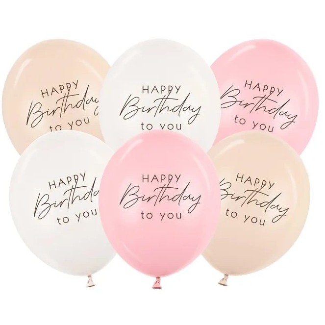 Balnky latexov HB to you rov mix 30 cm 6 ks