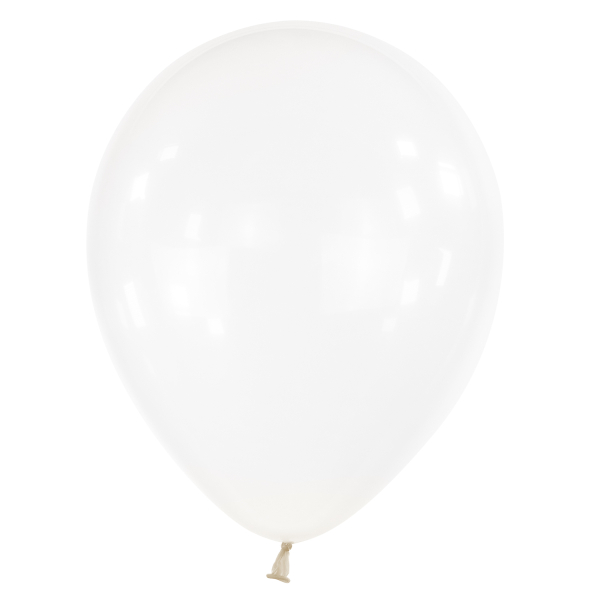 Balniky latexov dekoratrske Crystal Clear 35 cm, 50 ks