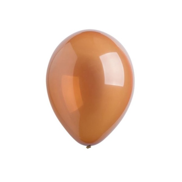 Balniky latexov dekoratrske Crystal okoldov 12 cm, 100 ks