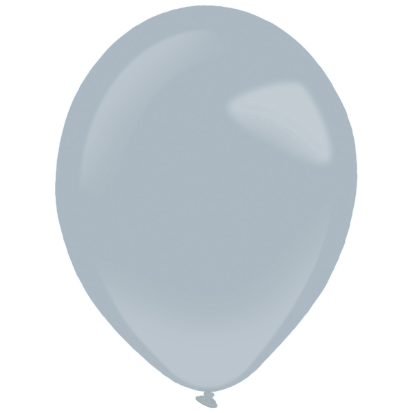 Balóniky latexové dekoratérske Fashion šedé 27,5 cm (50 ks)