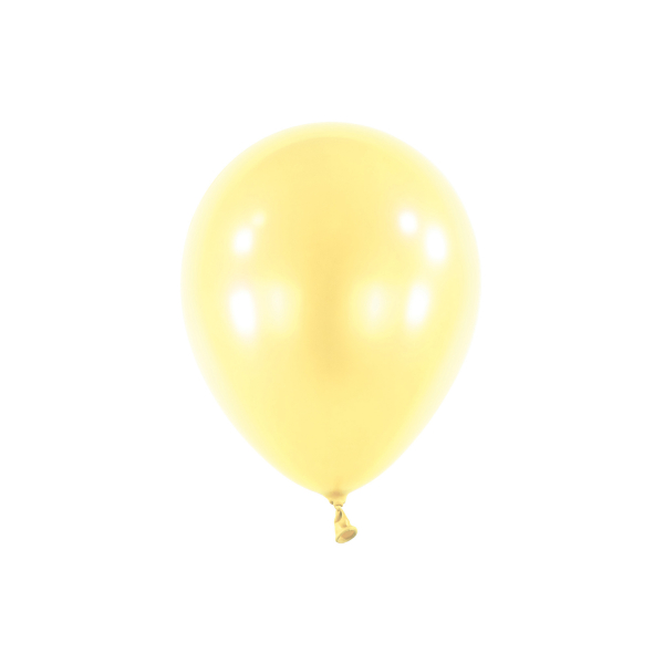 Balóniky latexové dekoratérske Pearl žlté 12 cm, 100 ks