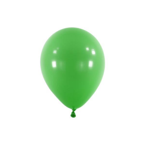 Balóniky latexové dekoratérske Standard zelené 12 cm, 100 ks