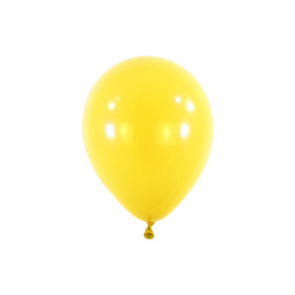 Balóniky latexové dekoratérske Standard žlté 12 cm, 100 ks