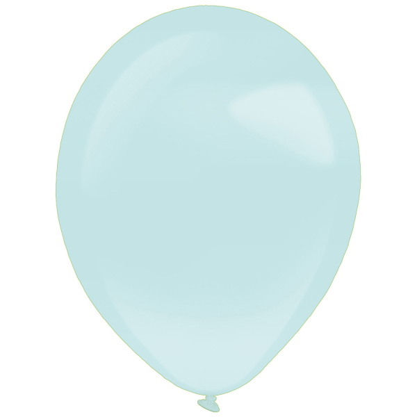 Balóniky latexové dekoratérske perleťové mintové 27,5 cm (50 ks)