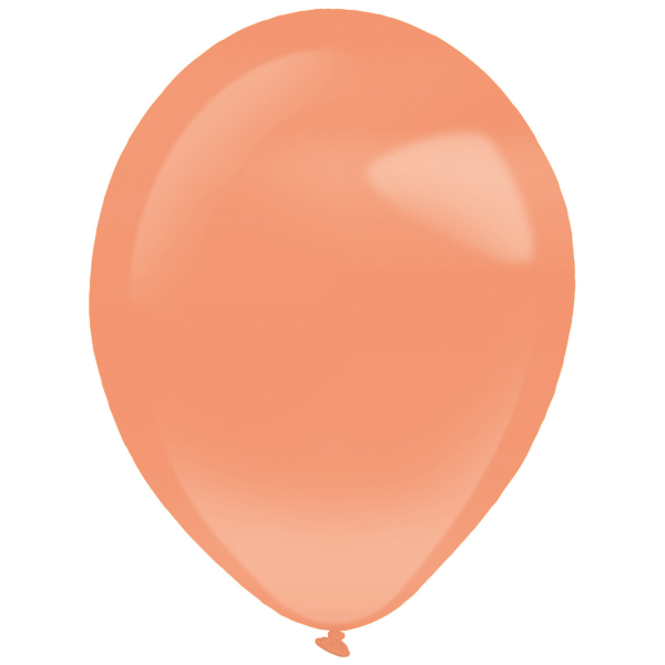 Balniky latexov dekoratrske perleov oranov 27,5 cm (50 ks)