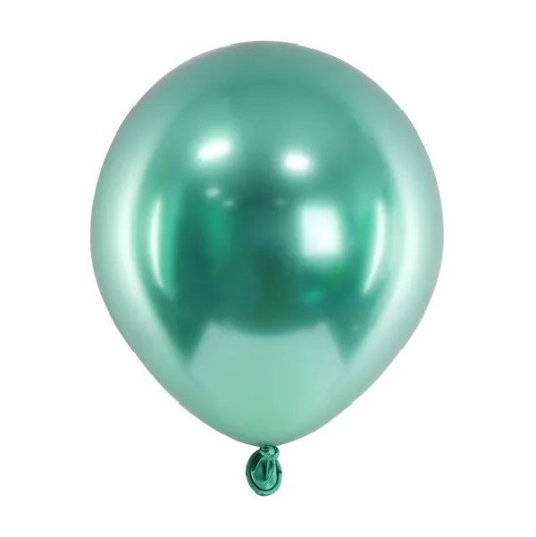 Balóniky latexové lesklé Glossy zelené 12 cm 50 ks