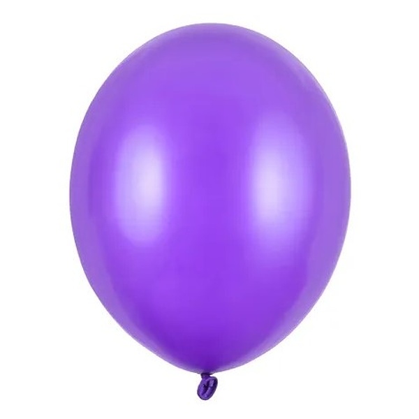 Balónky latexové metalické fialové 23 cm 1ks