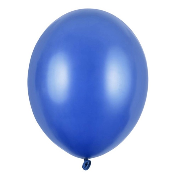 Balónky latexové metalické tmavě modré 23 cm 1 ks