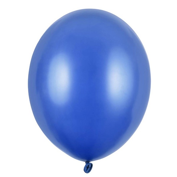 Balniky latexov metalick tmavo modr 23 cm 1 ks