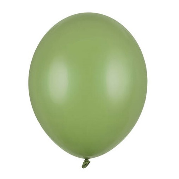 Balóniky latexové pastelové rozmarínovo zelené 23 cm 100 ks