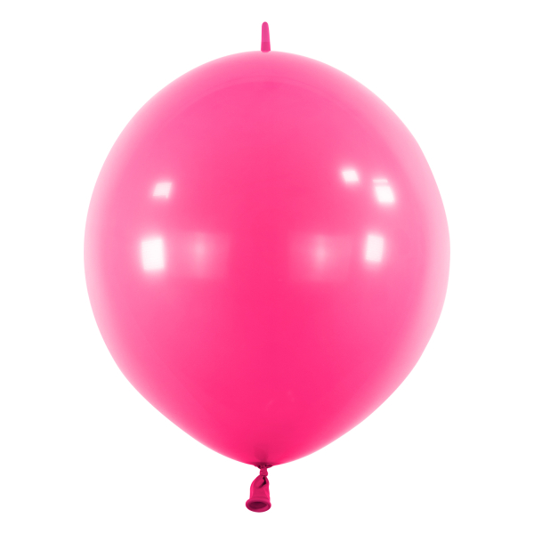 Balniky latexov spojovacie dekoratrske Fashion tmavo ruov 30 cm, 50 ks
