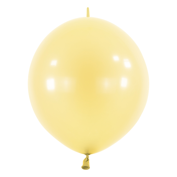 Balóniky latexové spojovacie dekoratérske Fashion vanilkové 30 cm, 50 ks