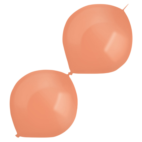 Balniky latexov spojovacie dekoratrske perleov pomaranov 30 cm, 50 ks
