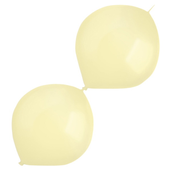 Balniky latexov spojovacie dekoratrske perleov vanilkov 30 cm, 50 ks