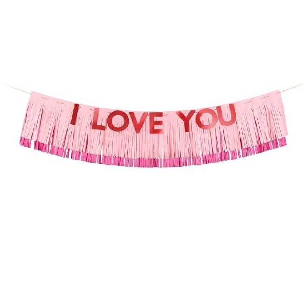 Banner I Love You 150 x 30 cm
