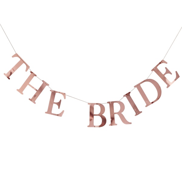 Banner The Bride s tipcami na fotky Rose Gold 1,5 m