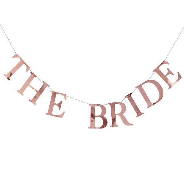 E-shop Banner The Bride s štipcami na fotky Rose Gold 1,5 m