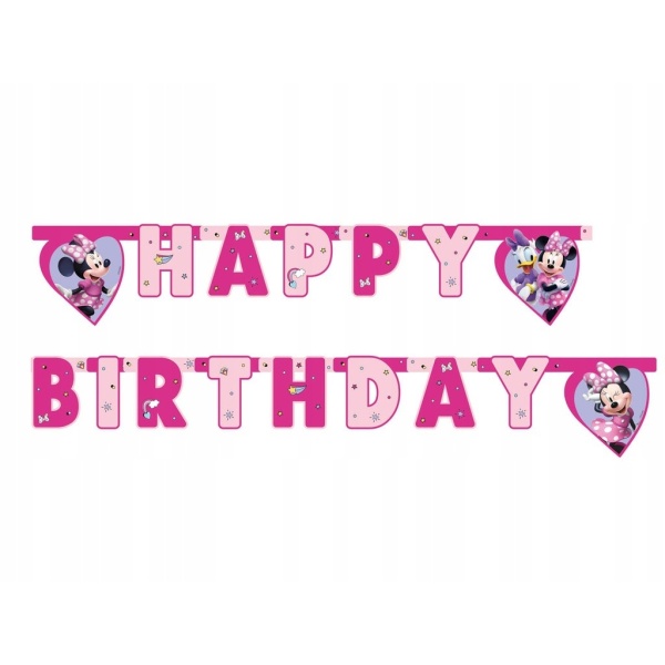 E-shop Banner "Happy birthday" Minnie Disney