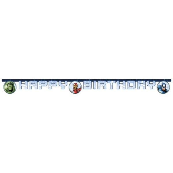 E-shop Banner papierový Happy Birthday Avengers 2 m