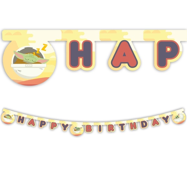 E-shop Banner papierový Happy Birthday Star Wars 2 m