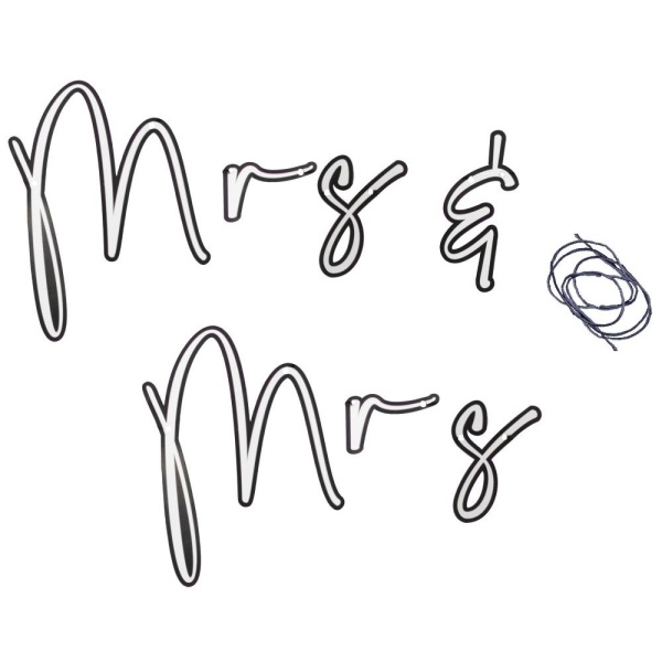 Banner svadobný prispôsobiteľný Mr(s) & Mr(s)