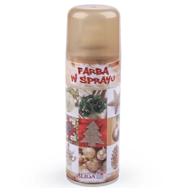 Farba v spreji zlatá 250 ml