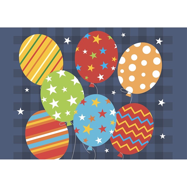 E-shop Blahoželanie s obálkou Farebné balóniky