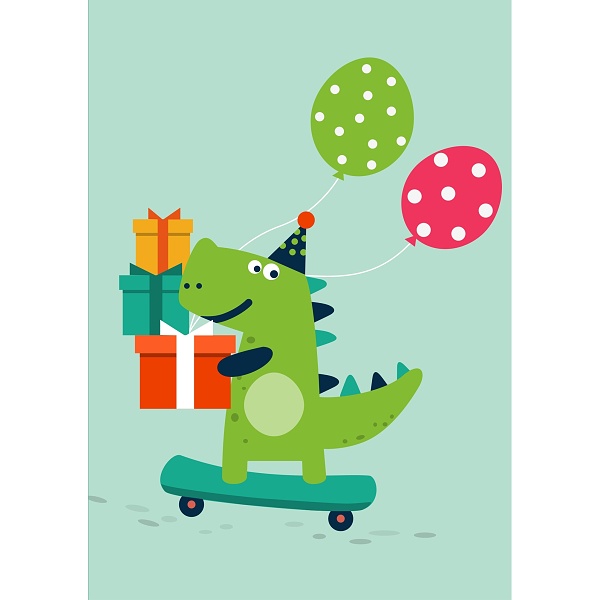 E-shop Blahoželanie s obálkou Veselý krokodíl