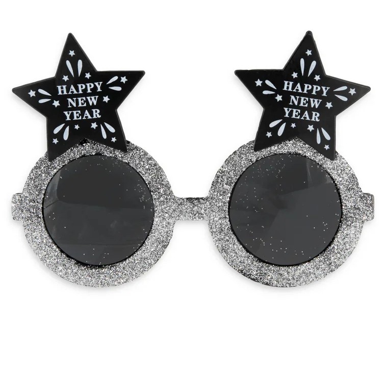 Brýle HNY stříbrné hvězdy