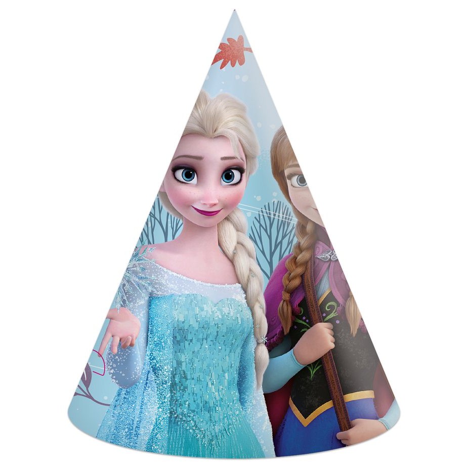 Papierové uzávery Frozen 6 ks