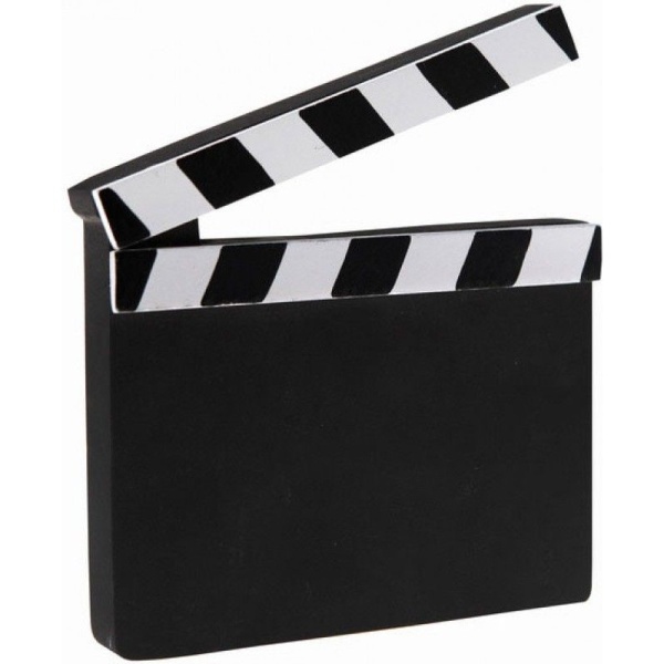 E-shop DEKORÁCIA Filmová klapka drevená 11,5x13,5cm