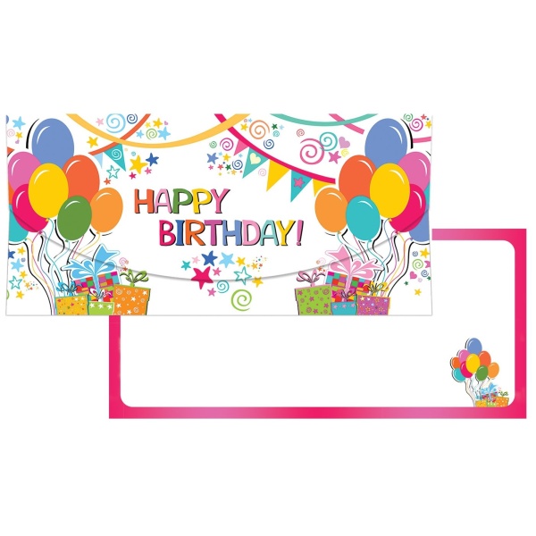 E-shop Darčeková obálka Happy Birthday Balóniky