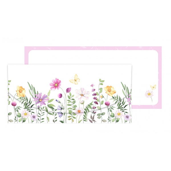 E-shop Darčeková obálka Lúčne kvety