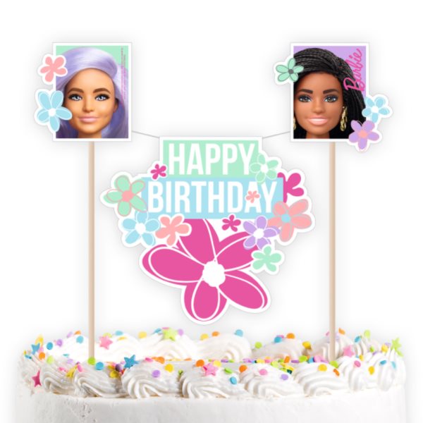 Dekorcia na tortu Barbie Sweet Life 26 x 15 cm